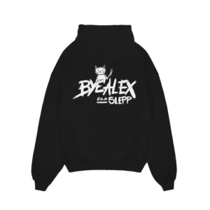 ByeAlex Unisex Kapucnis Pulover - Cicus